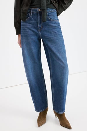 barrel jeans medium blue denim