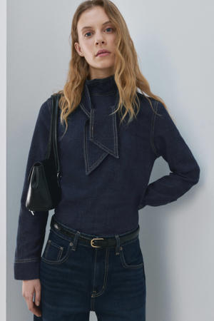 denim top dark blue denim