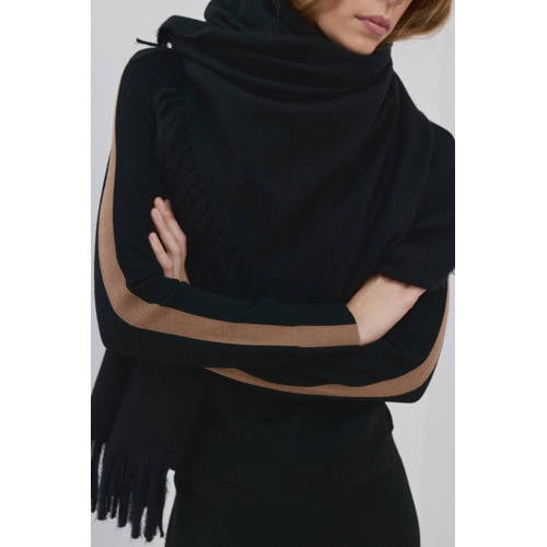Mango gebreide trui zwart afbeelding