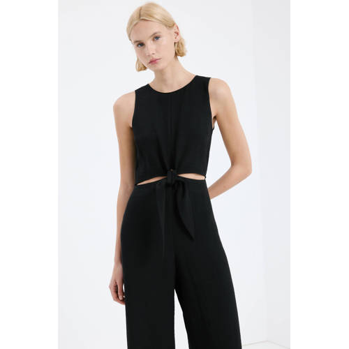 Mango jumpsuit zwart afbeelding