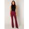 Base Level jersey high waist flared broek