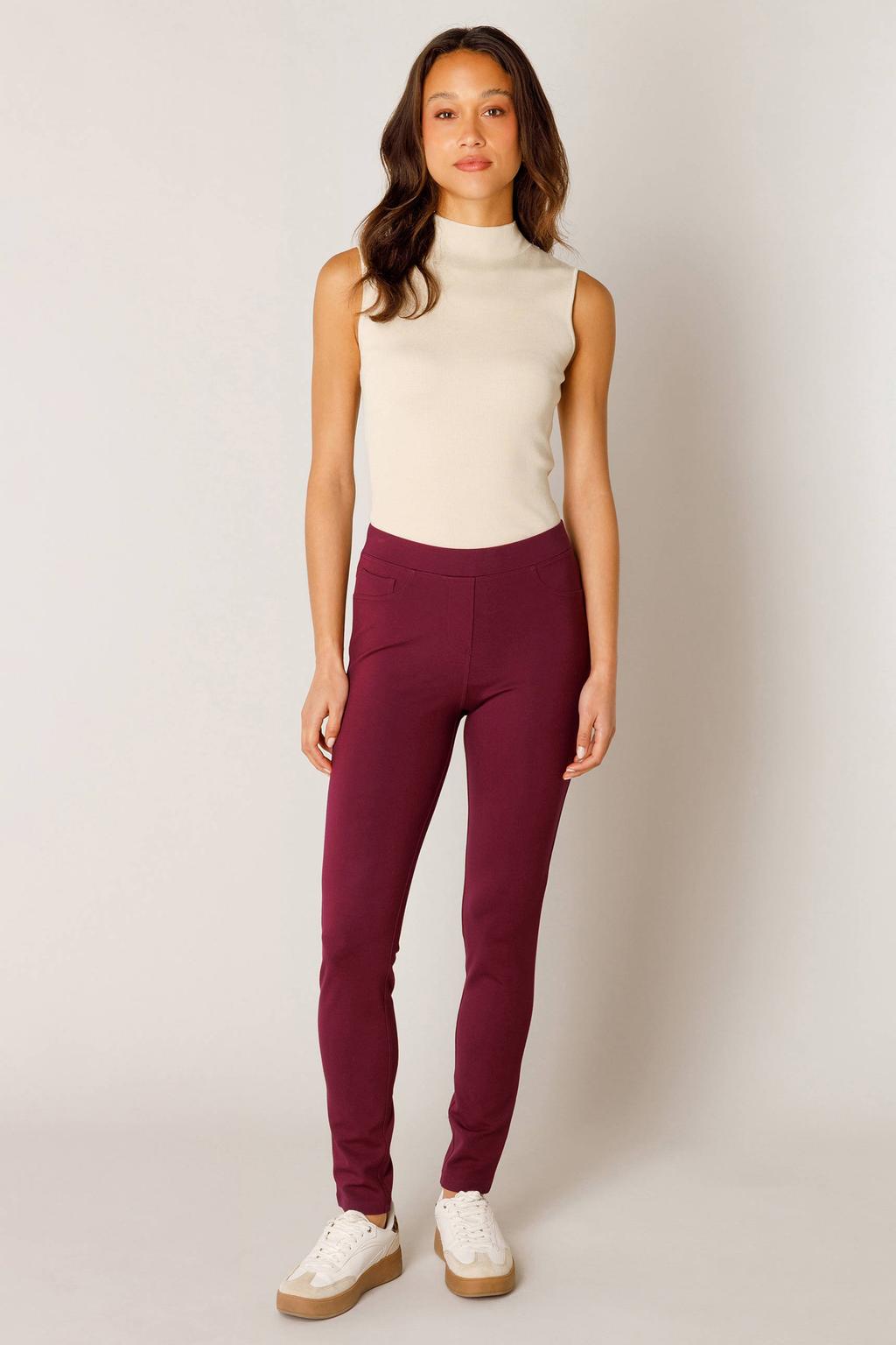 Base Level slim regular waist tregging