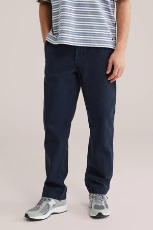 regular chino donkerblauw