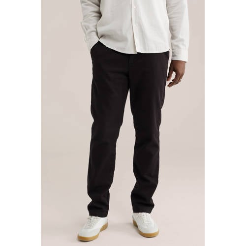 WE Fashion regular chino zwart afbeelding