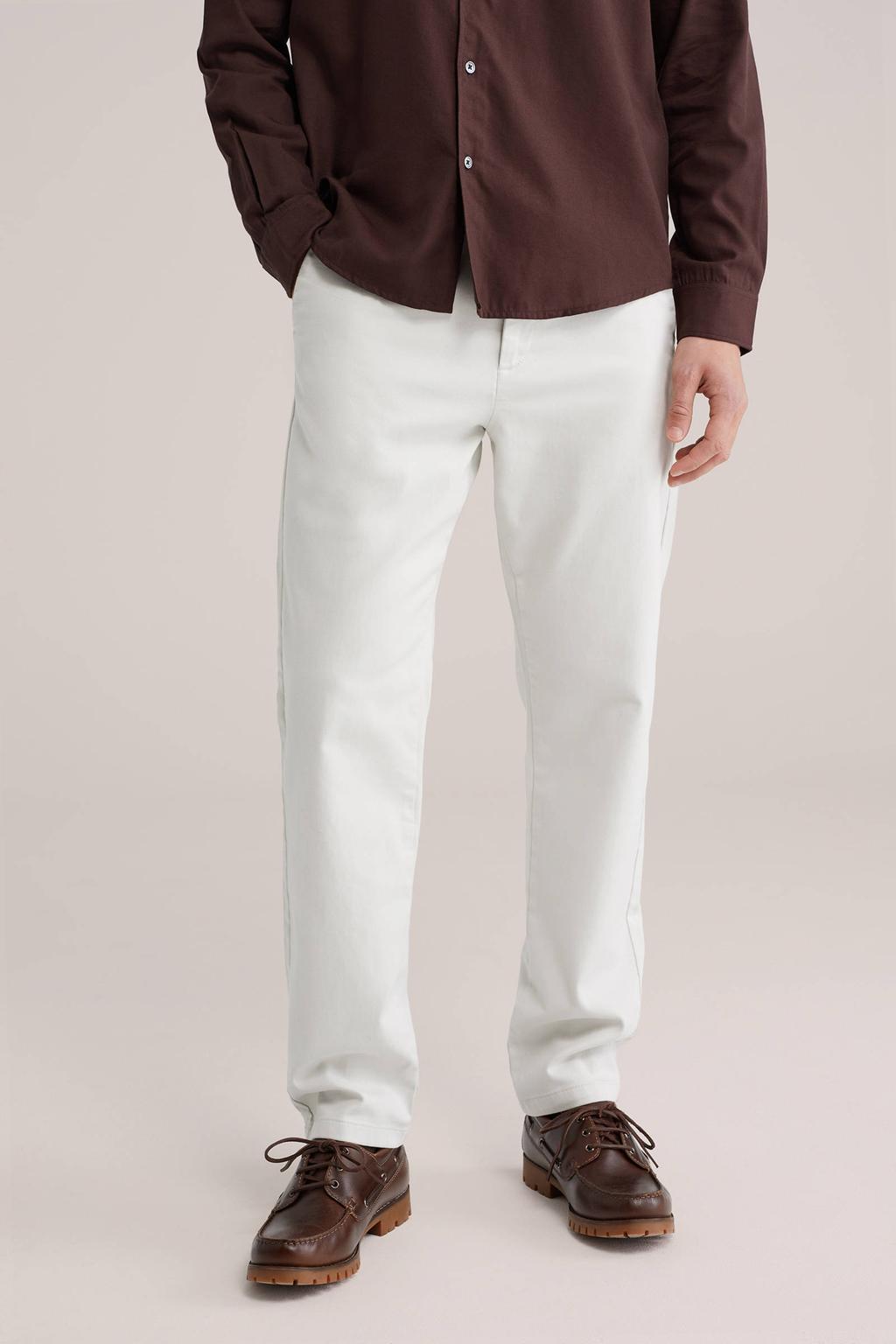 WE Fashion regular chino - wit