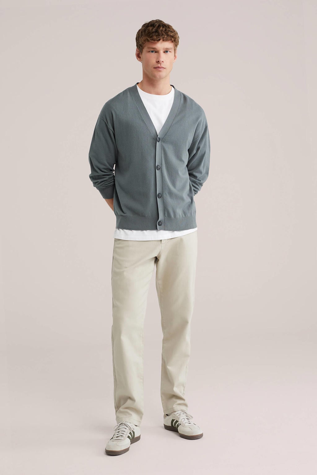 WE Fashion regular chino - beige