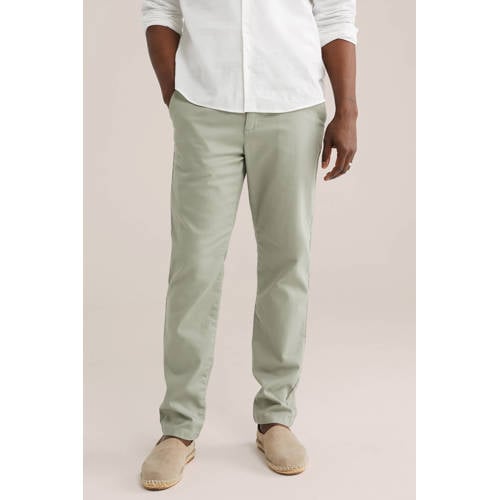 WE Fashion regular chino groen afbeelding