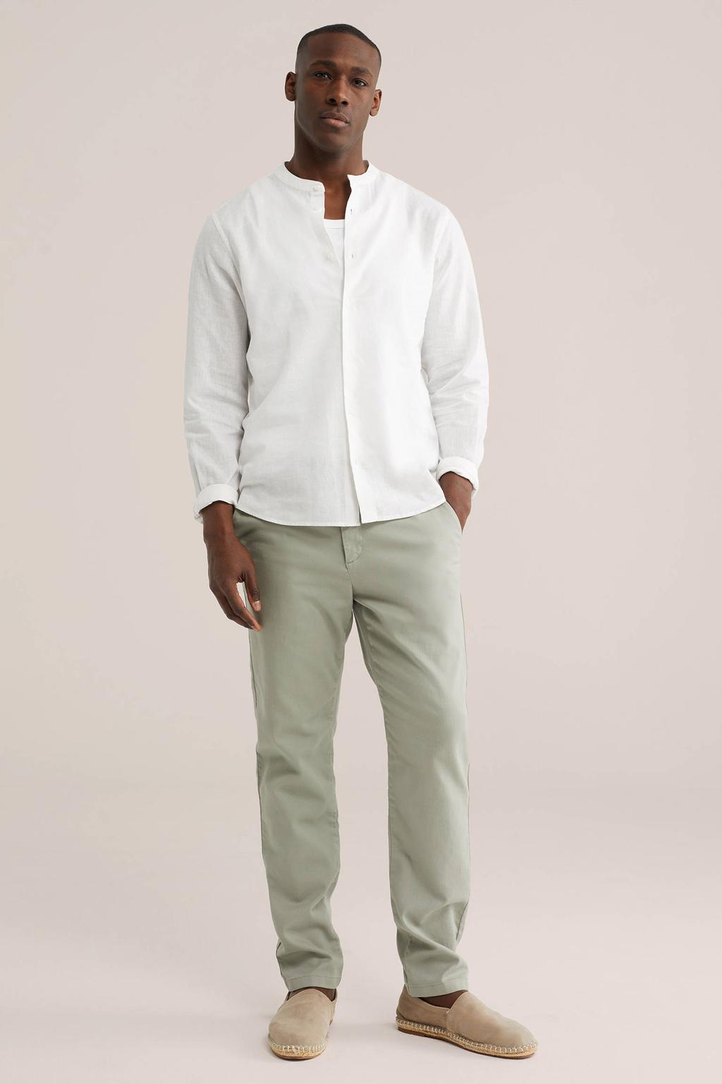 WE Fashion regular chino - groen