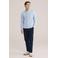 WE Fashion regular casual overhemd lichtblauw