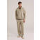 WE Fashion Blue Ridge regular joggingbroek beige