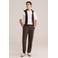 WE Fashion tapered chino donkerbruin