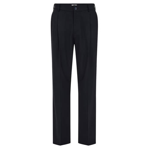 WE Fashion tapered chino donkerblauw afbeelding