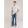 WE Fashion oversized T-shirt met backprint mintgroen