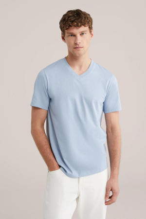 regular T-shirt lichtblauw