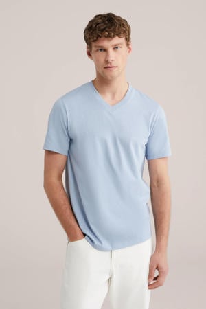 regular T-shirt lichtblauw