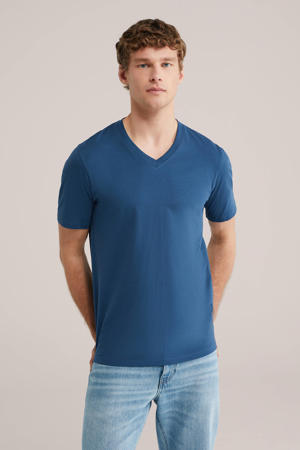 regular T-shirt donkerblauw