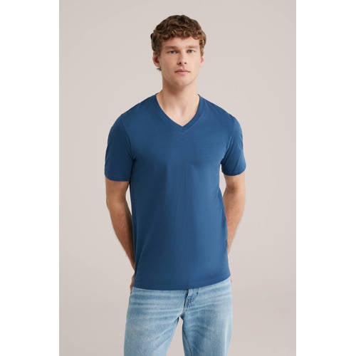 WE Fashion regular T-shirt donkerblauw afbeelding