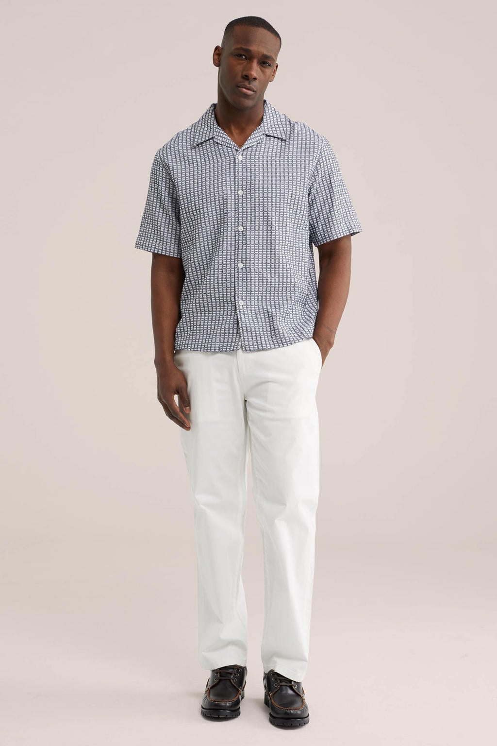WE Fashion regular chino ecru