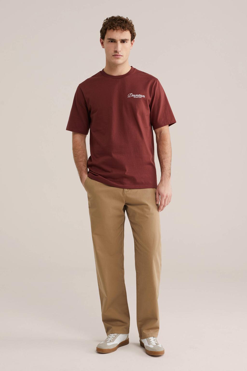 WE Fashion regular chino camel