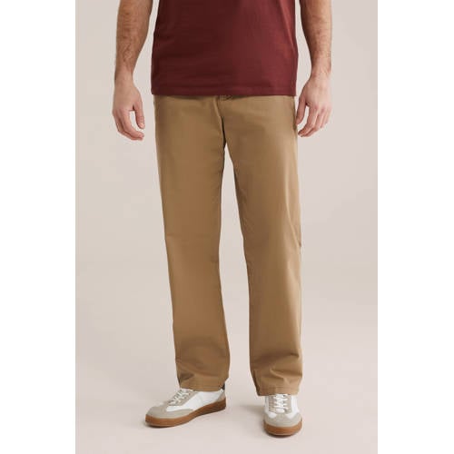WE Fashion regular chino camel afbeelding
