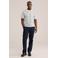 WE Fashion regular chino donkerblauw
