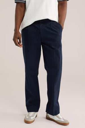 loose chino donkerblauw