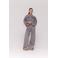 HARPER & YVE denim spijkerjas grey denim met franjes