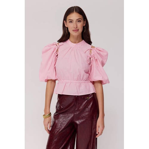 HARPER & YVE top met krijtstreep roze afbeelding