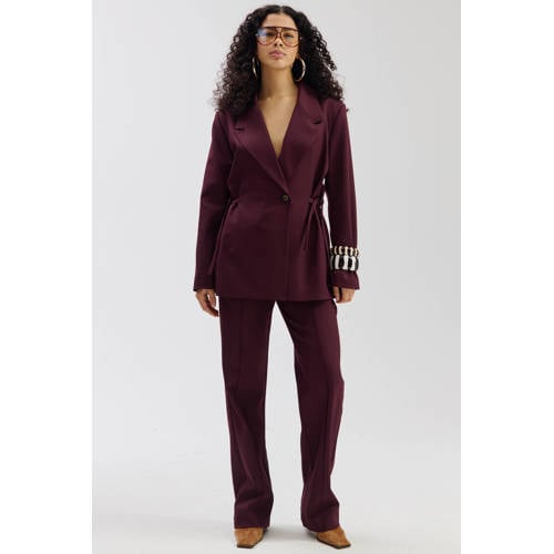 HARPER & YVE getailleerde blazer roodbruin afbeelding
