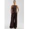 HARPER & YVE wide leg regular waist broek bruin