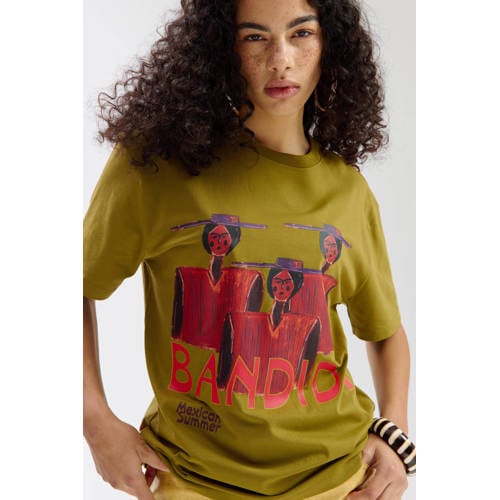 HARPER & YVE T-shirt kaki afbeelding