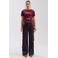 HARPER & YVE BELLA-PA wide leg jeans aubergine