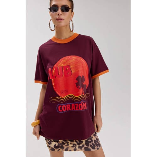 HARPER & YVE T-shirt roodbruin afbeelding