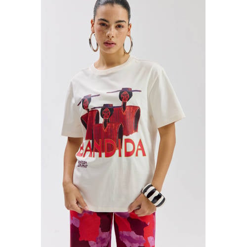 HARPER & YVE T-shirt ecru afbeelding