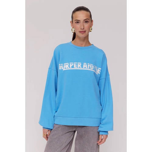 HARPER & YVE sweater lichtblauw afbeelding