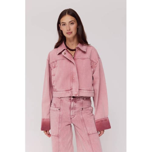 HARPER & YVE denim spijkerjas lichtroze afbeelding