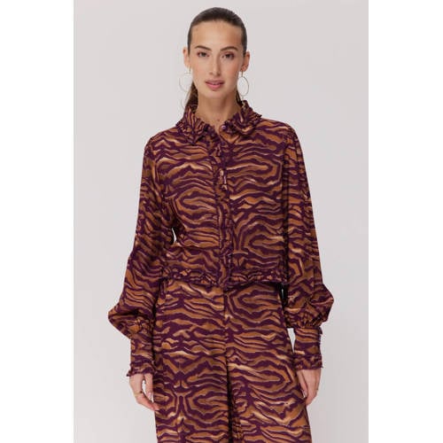 HARPER & YVE blouse bruin afbeelding