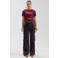 HARPER & YVE cropped top roodbruin