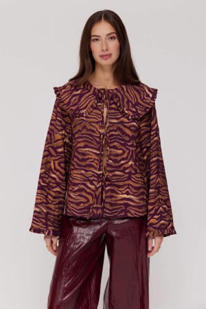 jasje bruin met backprint