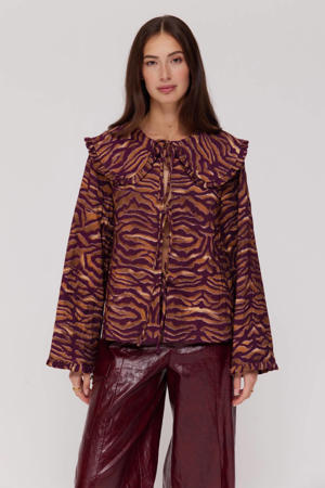 jasje bruin met backprint