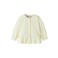 NAME IT BABY gebreid vest lichtgeel met textuur