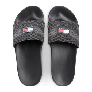 badslippers zwart/grijs