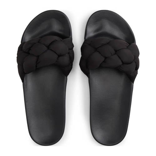 Tommy Jeans slippers zwart