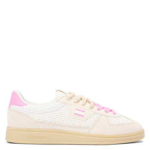 Tommy Jeans The Greenwich EdgeE Knit sneakers ecru/roze