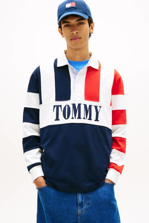relaxed polo donkerblauw