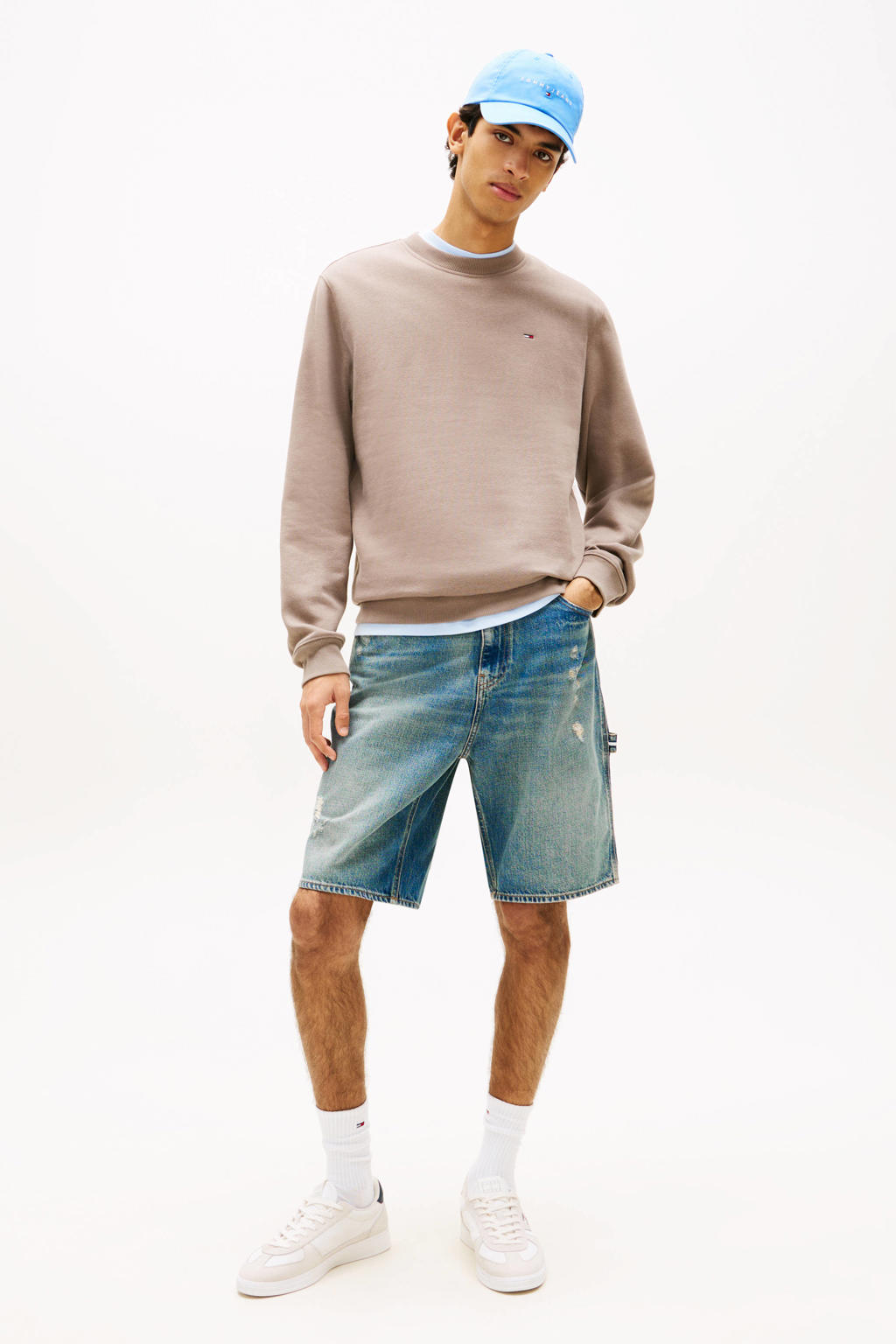Tommy Jeans sweater lichtbruin
