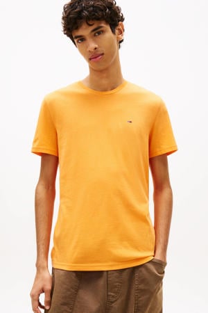 slim T-shirt oranje