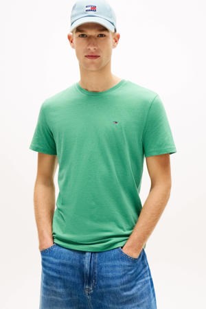 slim T-shirt groen
