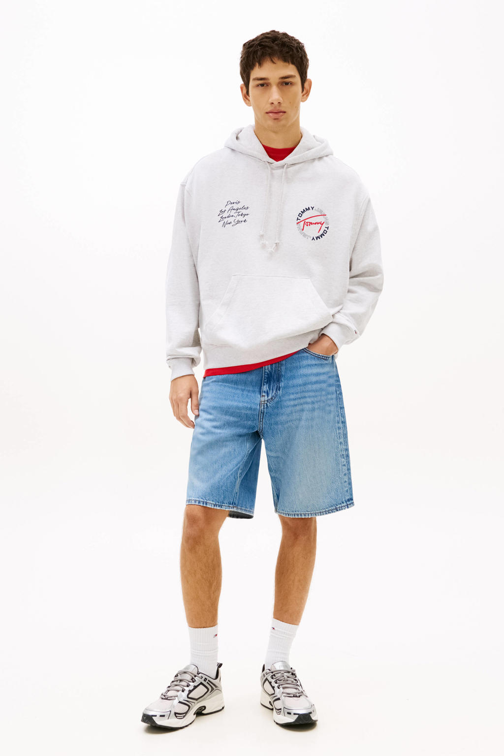 Tommy Jeans JAIMIE denim relaxed short blauw