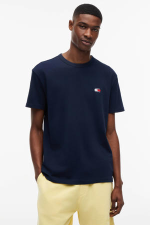 regular T-shirt donkerblauw